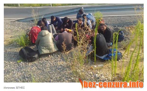 Заловиха голяма група мигранти и каналджии край Г. Оряховица