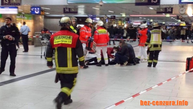 Мъж с брадва е ранил няколко души на гарата в Дюселдорф